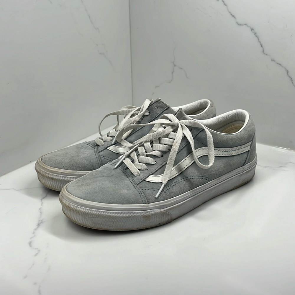 Vans Old Skool Suede Vintage light blue, women’s size 10/men’s size 8.5